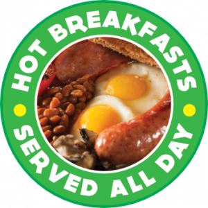 hot breakfasts served all day